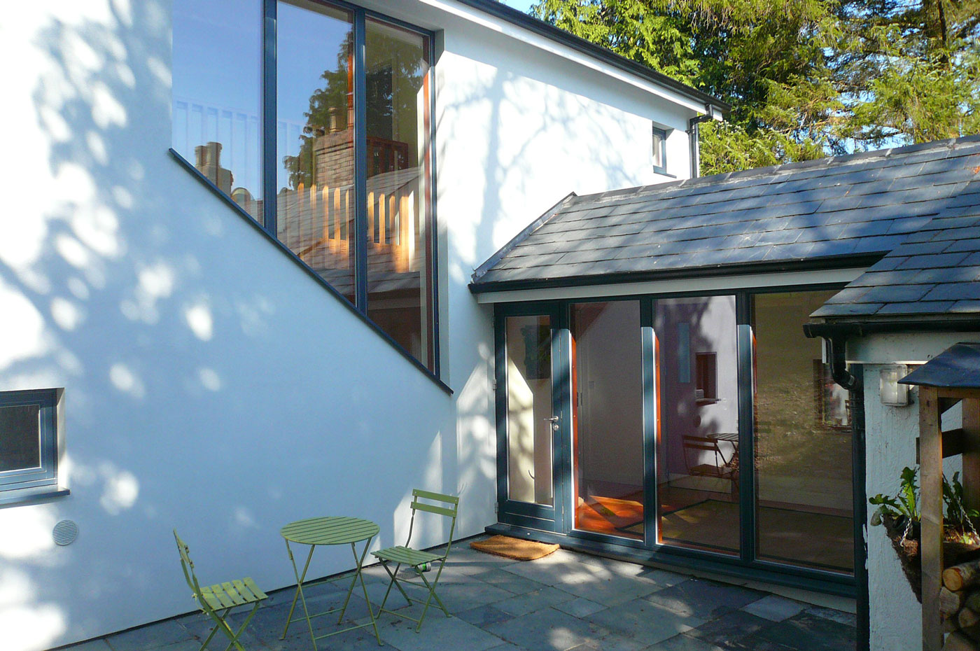 A 2-storey extension to an existing cottage close to Woodenbridge